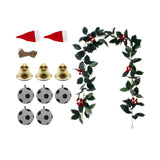 Christmas DIY Vine Garland Green Christmas Decoration for Home Holiday Party Style D