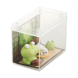 Resin Statues Animal Sculptures Indoor Bedroom Desk Miniature Frog Figurines with Tea Pot