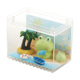 Resin Statues Animal Sculptures Indoor Bedroom Desk Miniature Frog Figurines with Boat