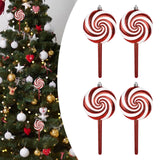 4 Pieces Christmas Tree Hanging Ornament for Home Wreath Garland Anniversary