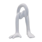 Hand Foot Abstract Sculpture Art Crafts for Bedroom Living Room Dining Table White