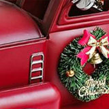 Red Truck Decor with Christmas Trees Crafts for Entrance Living Room Bedroom