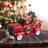 Red Truck Decor with Christmas Trees Crafts for Entrance Living Room Bedroom