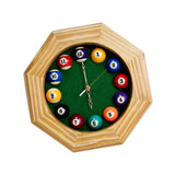 Wood Ornament Gifts Quiet Easy to Read Wall Clock for Living Room Office