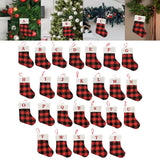 Christmas Stockings Portable Xmas Fireplace Socks for Holiday Home Fireplace Letter A