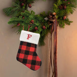 Christmas Stockings Portable Xmas Fireplace Socks for Holiday Home Fireplace Letter F