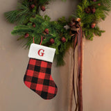 Christmas Stockings Portable Xmas Fireplace Socks for Holiday Home Fireplace Letter G