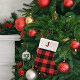 Christmas Stockings Portable Xmas Fireplace Socks for Holiday Home Fireplace Letter J