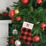 Christmas Stockings Portable Xmas Fireplace Socks for Holiday Home Fireplace Letter N