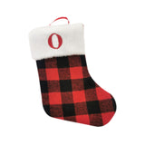 Christmas Stockings Portable Xmas Fireplace Socks for Holiday Home Fireplace Letter O