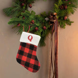 Christmas Stockings Portable Xmas Fireplace Socks for Holiday Home Fireplace Letter Q