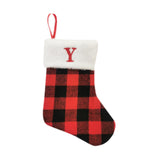 Christmas Stockings Portable Xmas Fireplace Socks for Holiday Home Fireplace Letter Y