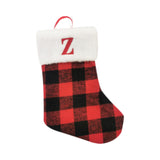 Christmas Stockings Portable Xmas Fireplace Socks for Holiday Home Fireplace Letter Z