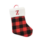 Christmas Stockings Portable Xmas Fireplace Socks for Holiday Home Fireplace Letter Z