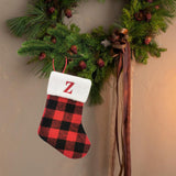 Christmas Stockings Portable Xmas Fireplace Socks for Holiday Home Fireplace Letter Z