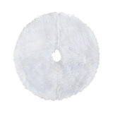 Maxbell Mini Plush Christmas Tree Skirt 15 inch Ornament for Living Room Indoor Home Solid Color