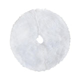 Maxbell Mini Plush Christmas Tree Skirt 15 inch Ornament for Living Room Indoor Home Solid Color