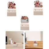 Desk Calendar Table Centerpieces Cute Capybara Design for Office Home Yuanbao Capybara