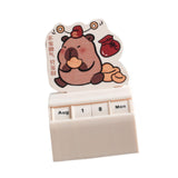 Desk Calendar Table Centerpieces Cute Capybara Design for Office Home Yuanbao Capybara