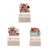 Desk Calendar Table Centerpieces Cute Capybara Design for Office Home Yuanbao Capybara