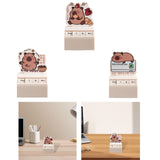 Desk Calendar Table Centerpieces Cute Capybara Design for Office Home Yuanbao Capybara