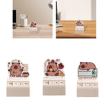 Desk Calendar Table Centerpieces Cute Capybara Design for Office Home Yuanbao Capybara