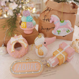 Christmas Tree Ice Cream Pendant Xmas Tree Decoration for Door Wall Festival