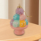 Christmas Tree Ice Cream Pendant Xmas Tree Decoration for Door Wall Festival