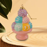 Christmas Tree Ice Cream Pendant Xmas Tree Decoration for Door Wall Festival