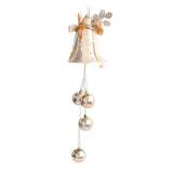 Christmas Bell Hanging Ornament Ball Pendant Drop for Hotel Yard Celebration