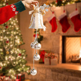 Christmas Bell Hanging Ornament Ball Pendant Drop for Hotel Yard Celebration