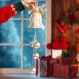 Christmas Bell Hanging Ornament Ball Pendant Drop for Hotel Yard Celebration