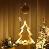 Christmas Lights with Suction Cups Xmas Tree Home Decor for Car Outdoor Home Christmas Tree