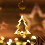 Christmas Lights with Suction Cups Xmas Tree Home Decor for Car Outdoor Home Christmas Tree