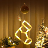 Christmas Lights with Suction Cups Xmas Tree Home Decor for Car Outdoor Home Boots