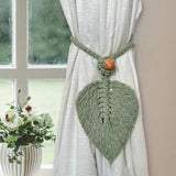 Curtain Holdback Decorative Gifts Ornament for Bedroom Living Room Kids Room Green