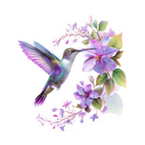 Hummingbird Flower Wall Sticker Decal Headboard Removable Home PVC Wallpaper