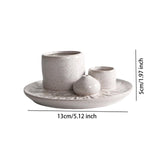 Maxbell Porcelain Ornament Gift Incense Burner for Living Room SPA Decor Accessories