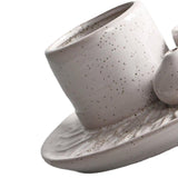 Maxbell Porcelain Ornament Gift Incense Burner for Living Room SPA Decor Accessories