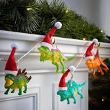 LED Dinosaur String Lights Warm White 59 inch for Festival Decorating Window