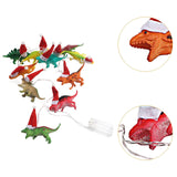 LED Dinosaur String Lights Warm White 59 inch for Festival Decorating Window