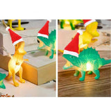 LED Dinosaur String Lights Warm White 59 inch for Festival Decorating Window