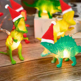 LED Dinosaur String Lights Warm White 59 inch for Festival Decorating Window