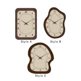 Creative Wall Clock French 16" Wall Hanging Clock for Office Kitchen Bedroom Style A