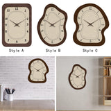 Creative Wall Clock French 16" Wall Hanging Clock for Office Kitchen Bedroom Style A