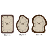 Creative Wall Clock French 16" Wall Hanging Clock for Office Kitchen Bedroom Style A