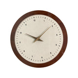 Elegant Wall Clock Creative Design Non Ticking for Bedroom Dining Room Hotel Round