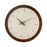 Elegant Wall Clock Creative Design Non Ticking for Bedroom Dining Room Hotel Round