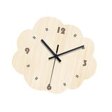 Elegant Wall Clock Creative Design Non Ticking for Bedroom Dining Room Hotel Irregular Shape