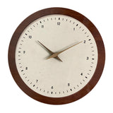 Wall Clock Modern Housewarming Gift Non Ticking for Living Room Hotel Office Round